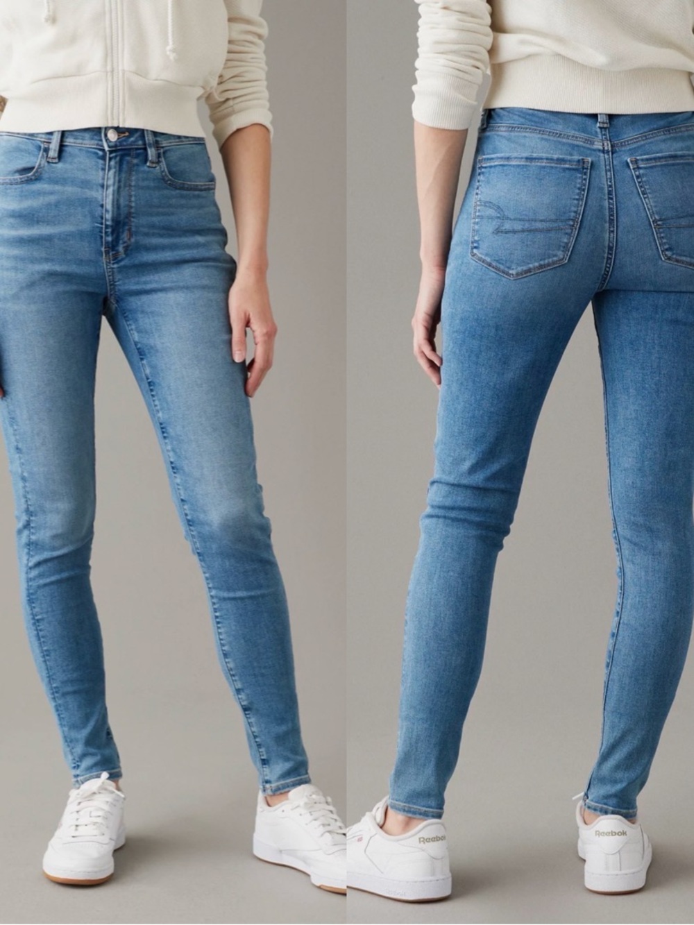 American Eagle Next Level Stretch Super High Rise Jegging Jeans Size 12